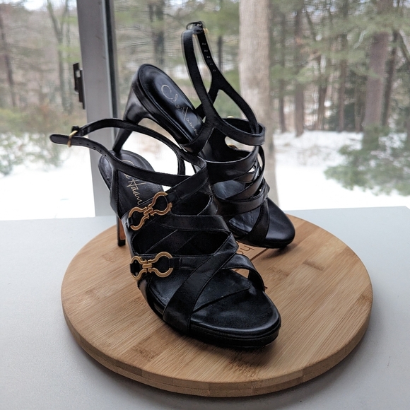 Cole Haan x Nike Air Collaboration Horsebit Slingback Leather Heel - Picture 4 of 12